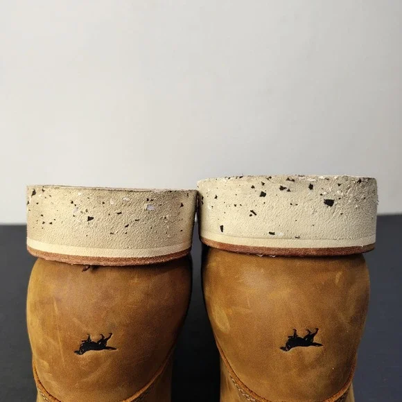 Irish Setter Mens Moc Toe Boot 9.5 Brown Setter Fifty Leather Work Wedge 3918 - Picture 8 of 12